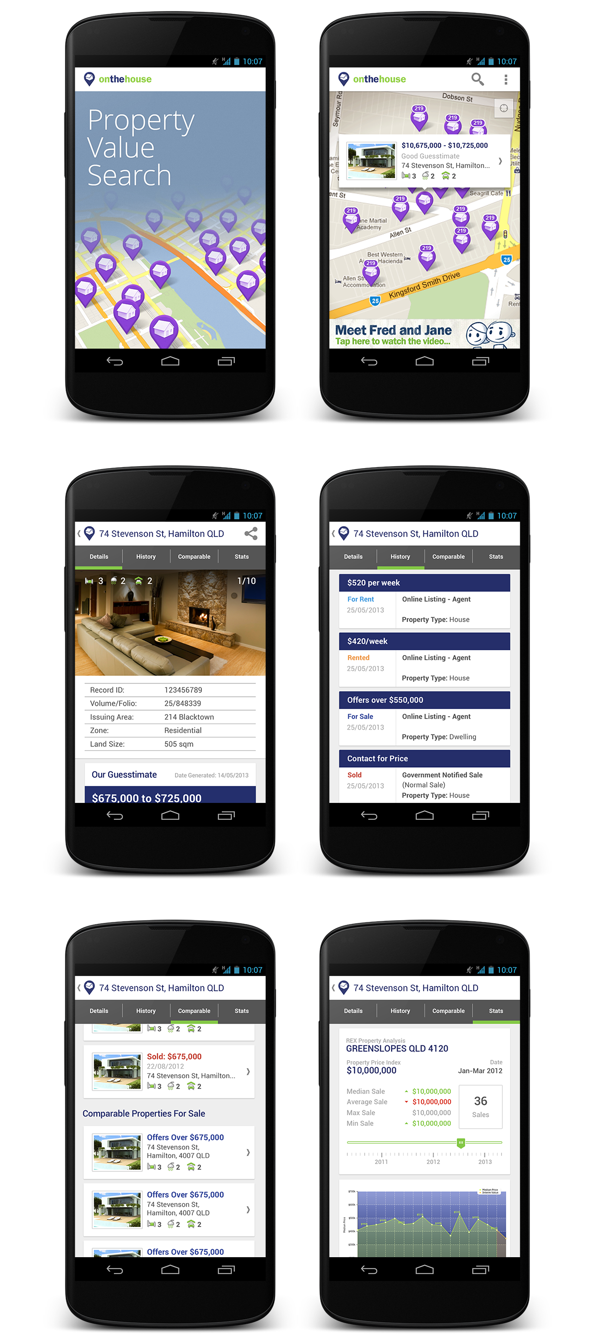 App Screens